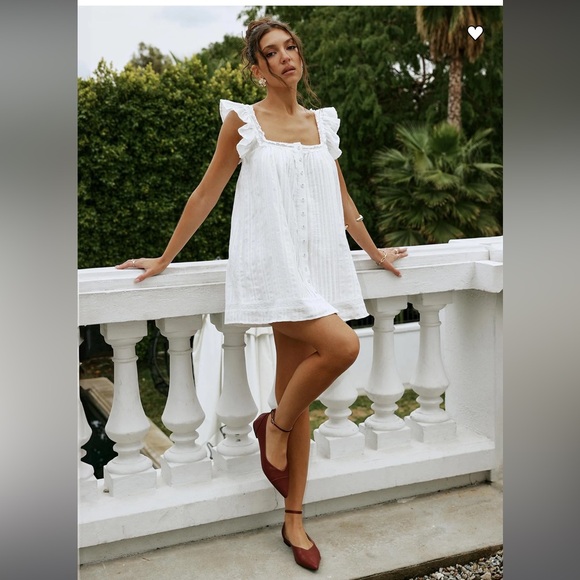 Princess Polly Ivory Lace-Trimmed Dress - Picture 2 of 7